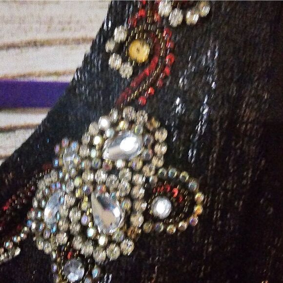 Karishma dress sequences/ Embellished Women's XS Pre-owned - Picture 7 of 9